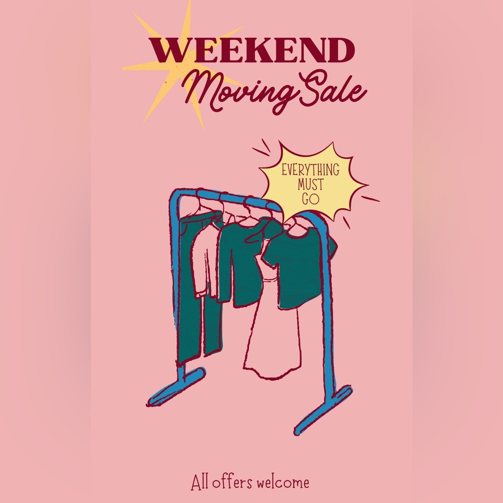 MOVING SALE